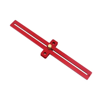 

Aluminum Alloy T-170/270/370mm Scale Measure Scribing Ruler Woodworking Tool Scribing Tools Furniture Finishing