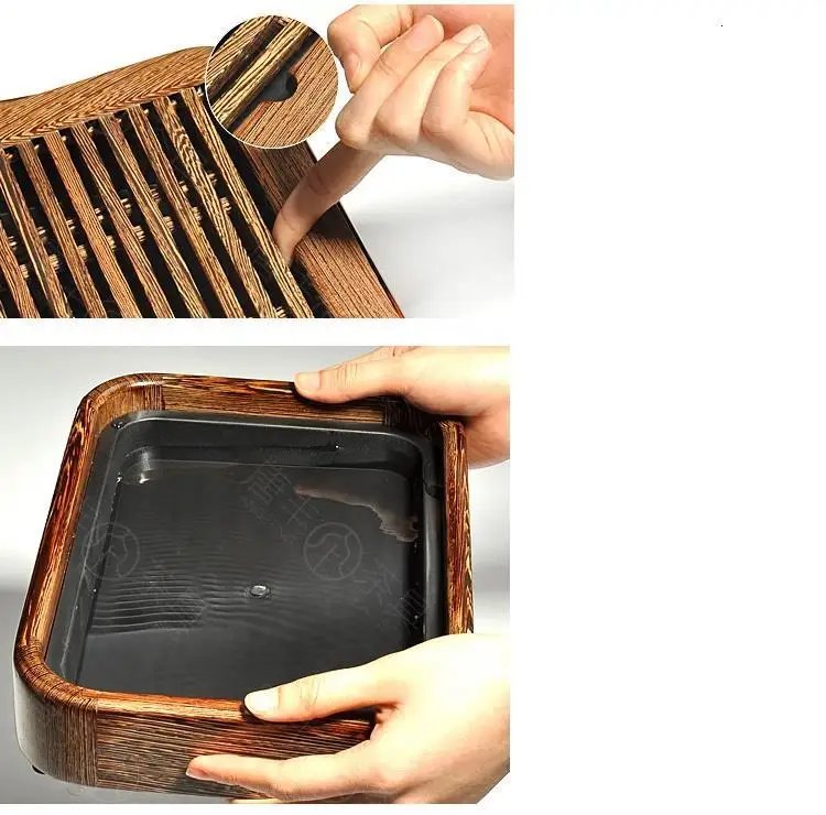 Высокая чайная посуда Bandeja Puer Serviertablett набор Dienbladen Dienblad аксессуары доска деревянная подставка кунг-фу китайский поднос для сервировки чая