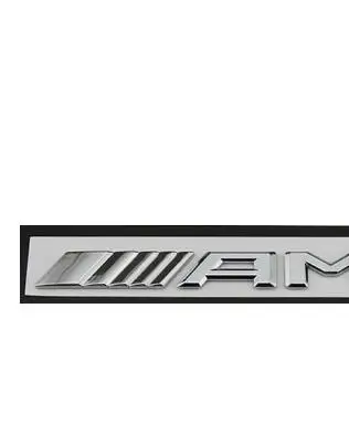 AMG Хром для E53 Для AMG TURBO 4matic+ Багажник крыло значки-эмблемы для Mercedes - Цвет: AMG