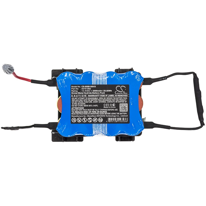 Cameron sino 2000 мАч батарея для BOSCH BBHMOVE1/01 BBHMOVE1/03 BBHMOVE101 BBHMOVE103 SIEMENS VBH14400/01 VBH1440001 VBH14401/03