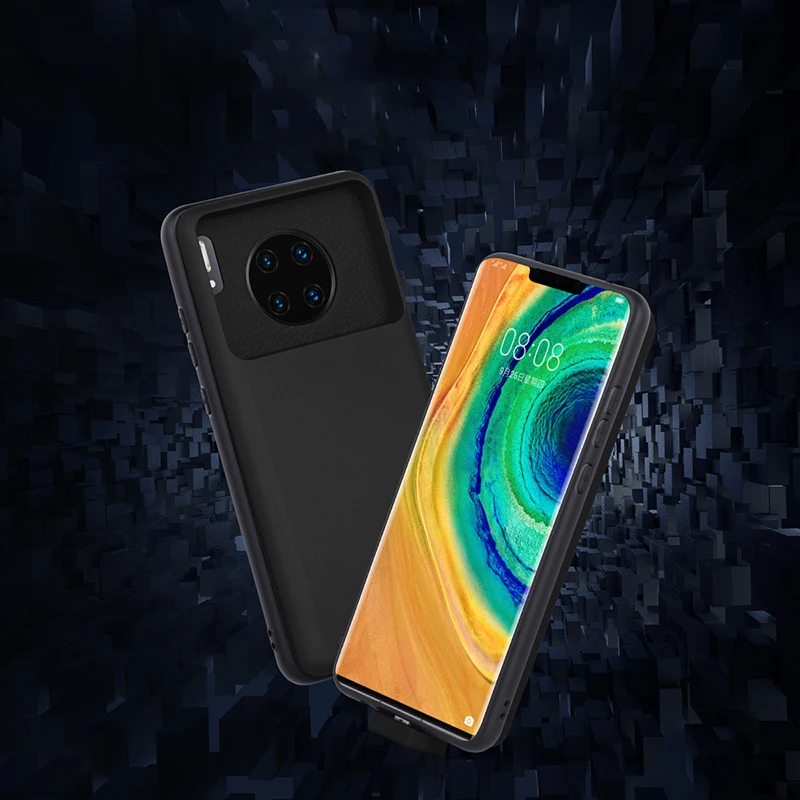 Leioua 7000mAh внешний блок питания для huawei mate30 Pro зарядное устройство Чехлы Чехол-аккумулятор для huawei mate30 батарея Чехол