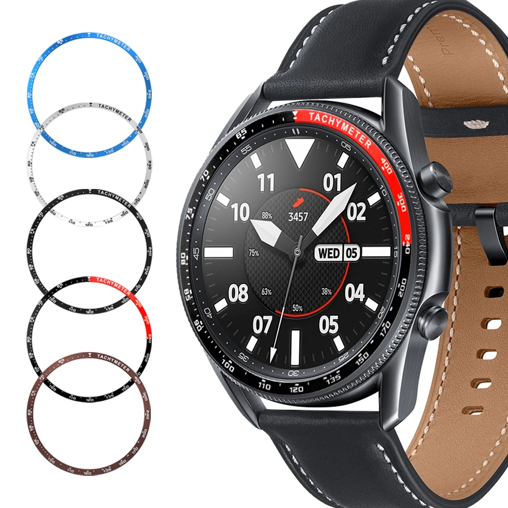 

Metal Case For Samsung Galaxy Watch 3 41mm/45mm Frame Cover bumper Protection Bezel Styling Ring For galaxy watch 3 band strap