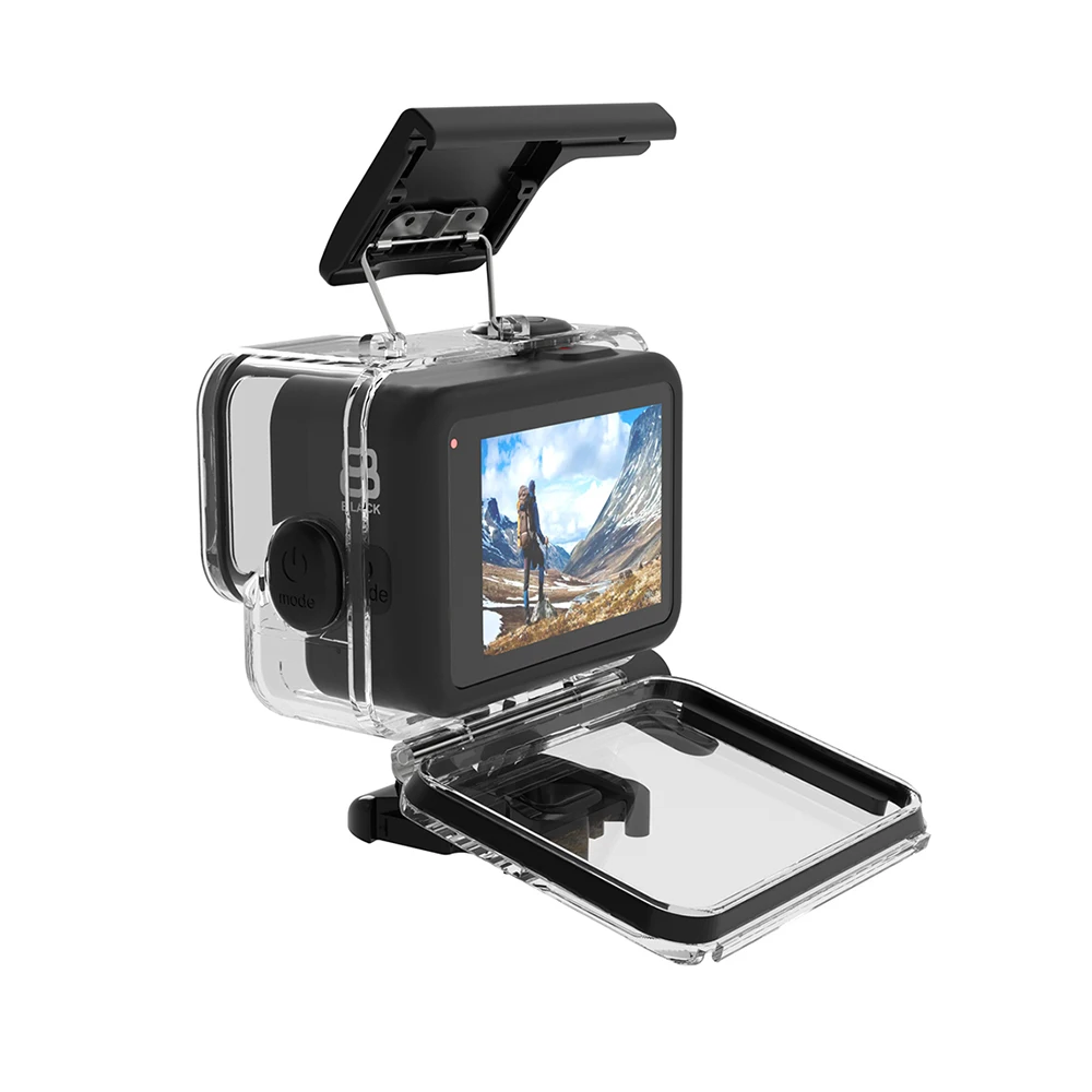 60 м водонепроницаемый чехол для GoPro Hero 8 черный защитный чехол для подводного погружения противотуманная пленка для Go Pro 8 аксессуар