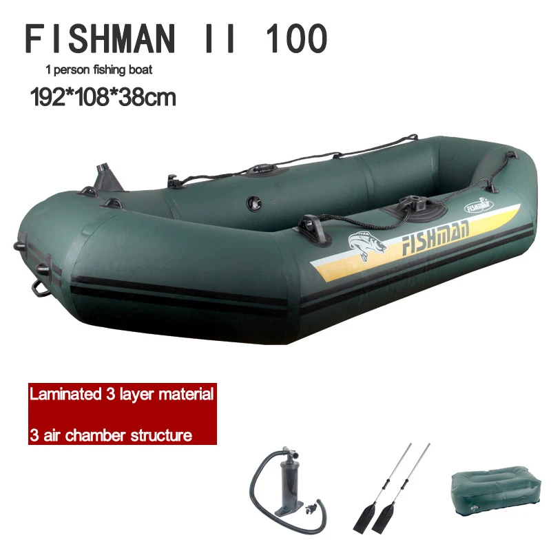 Schlauchboot Ruderboot 1Person Fischen Drifting Diving aufblasbares Paddel Pump Schlauchboot Ruderboot 1Person Fischen Drifting Diving aufblasbares Paddel Pump