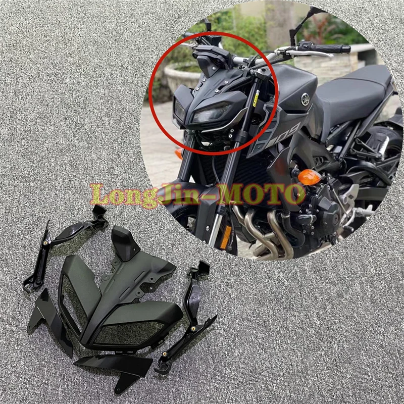 Motorcycle Headlight Front Hood Upper Nose Fairing Bracket Kit Fit For Yamaha Mt09 09 2017 2018