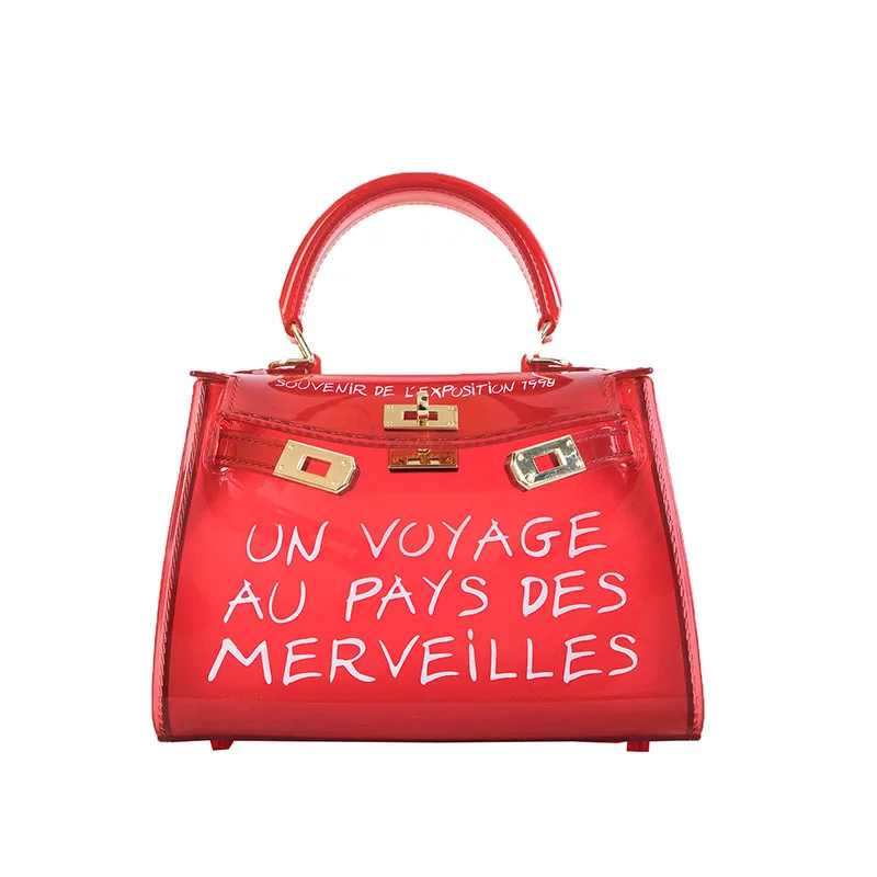 

New Style Shoulder Hand Lock Versatile Korean-style Candy-Colored Women's Square Sling Bag
