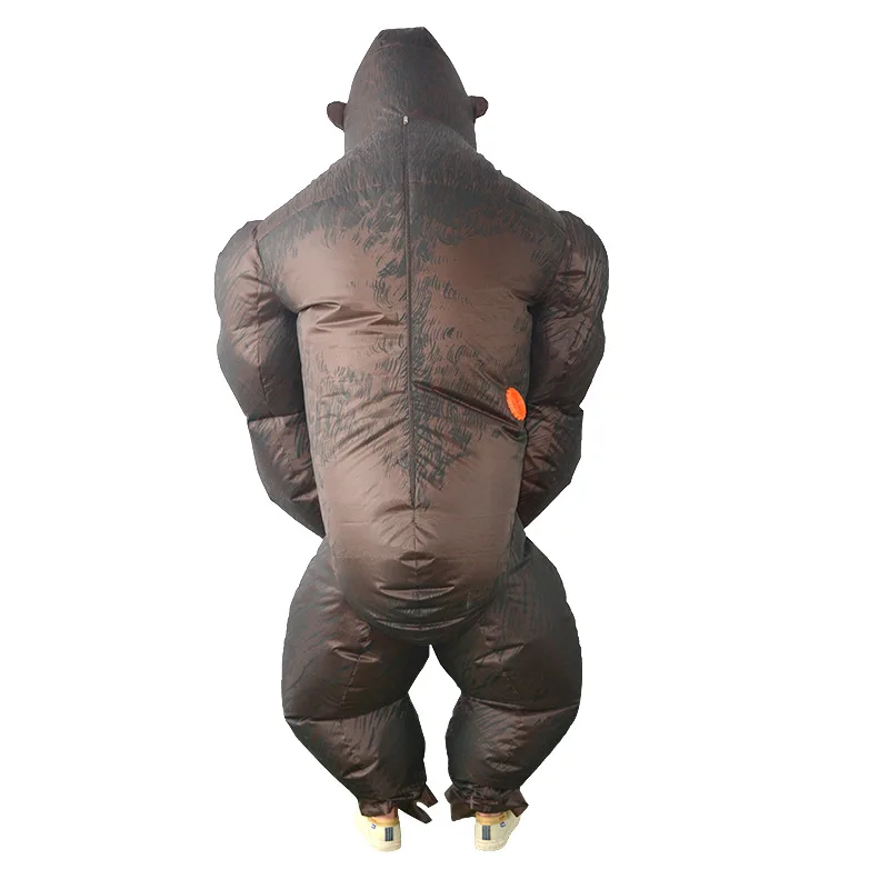 Inflatable King Kong Orangutan Cosplay Costume Mascot Animal Monkey For Halloween Purim Carnival Fancy Dress Adult