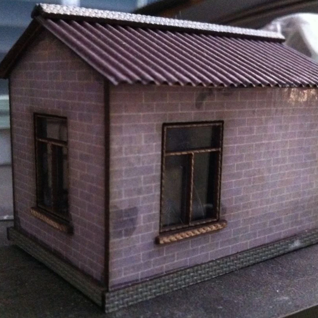 1:87 HO Scale Railway House Model Sand Table Scene Decoration For DIY Model Building Kits