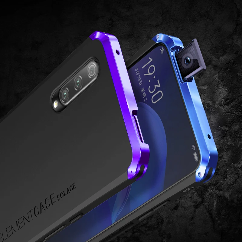Противоударный металлический корпус для huawei Honor 9X/Pro, роскошный тонкий жесткий алюминиевый резиновый чехол для Honor 9X/Pro, чехол