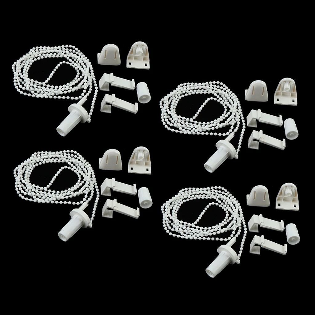 4pcs 17mm Curtain Roller Shade Clutch Bracket Roller Blind Fitting 850mm