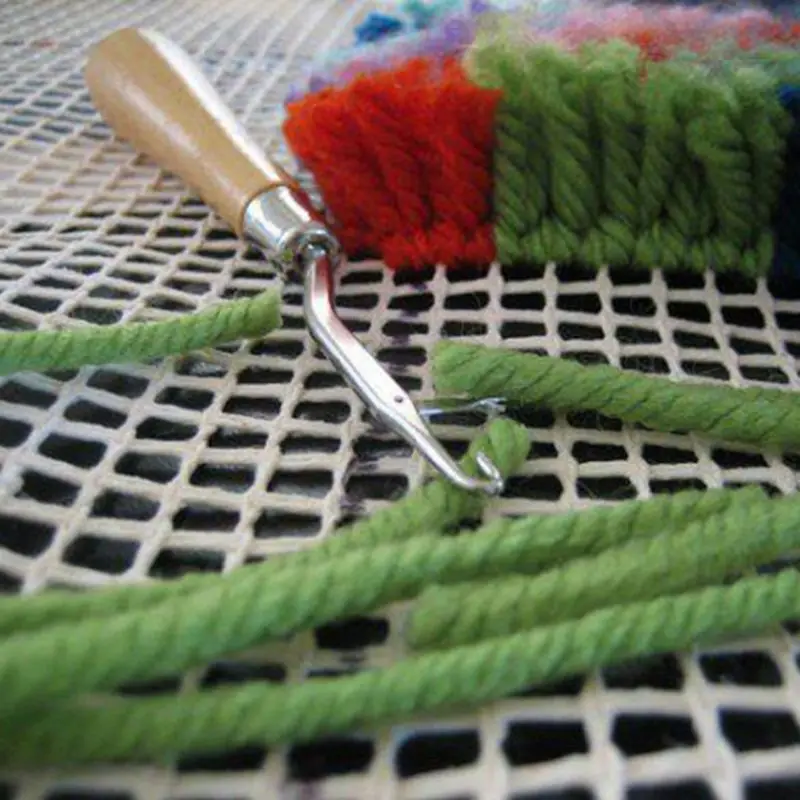 100x150 см пустой ковер с крючками из парусины, крючок с защелкой, ковер для изготовления гобелена, Набор для творчества, инструмент для вышивки, ремесла, украшения M4YD