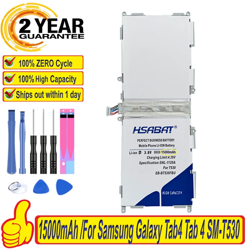 Аккумуляторная батарея 100% мАч для Samsung Galaxy Tab4 Tab 4 SM-T530 T533 T535 T531 T537 EB-BT530FBC | Мобильные