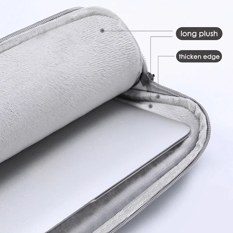 Сумка для ноутбука Solid 11 12 13 14 15,6 дюймов Сумка для ноутбука для Macbook Air Pro 13 15 чехол для Mac book Air 13 ноутбук рукав 1" 15,6"