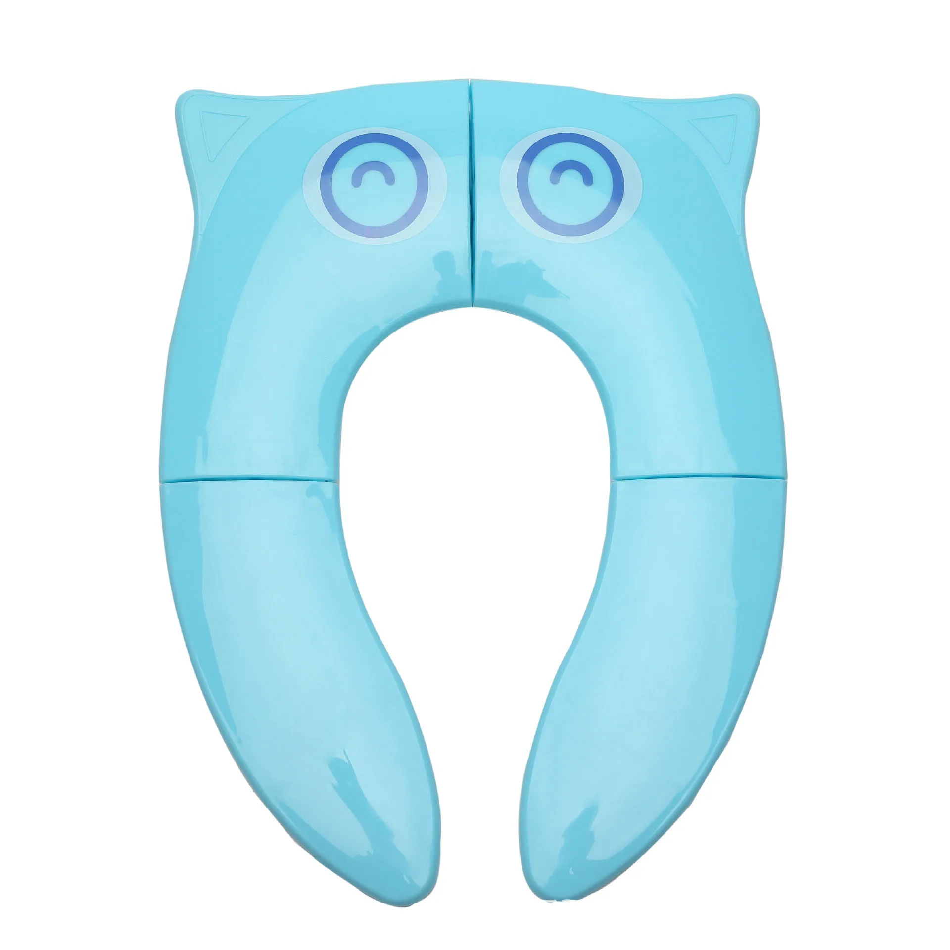 Красный Kids Travel Folding Potty Seat Pad Portable Baby Toilet Training seat Plastic Cover Cushion Children Pot Chair Pad in box - Цвет: Красный