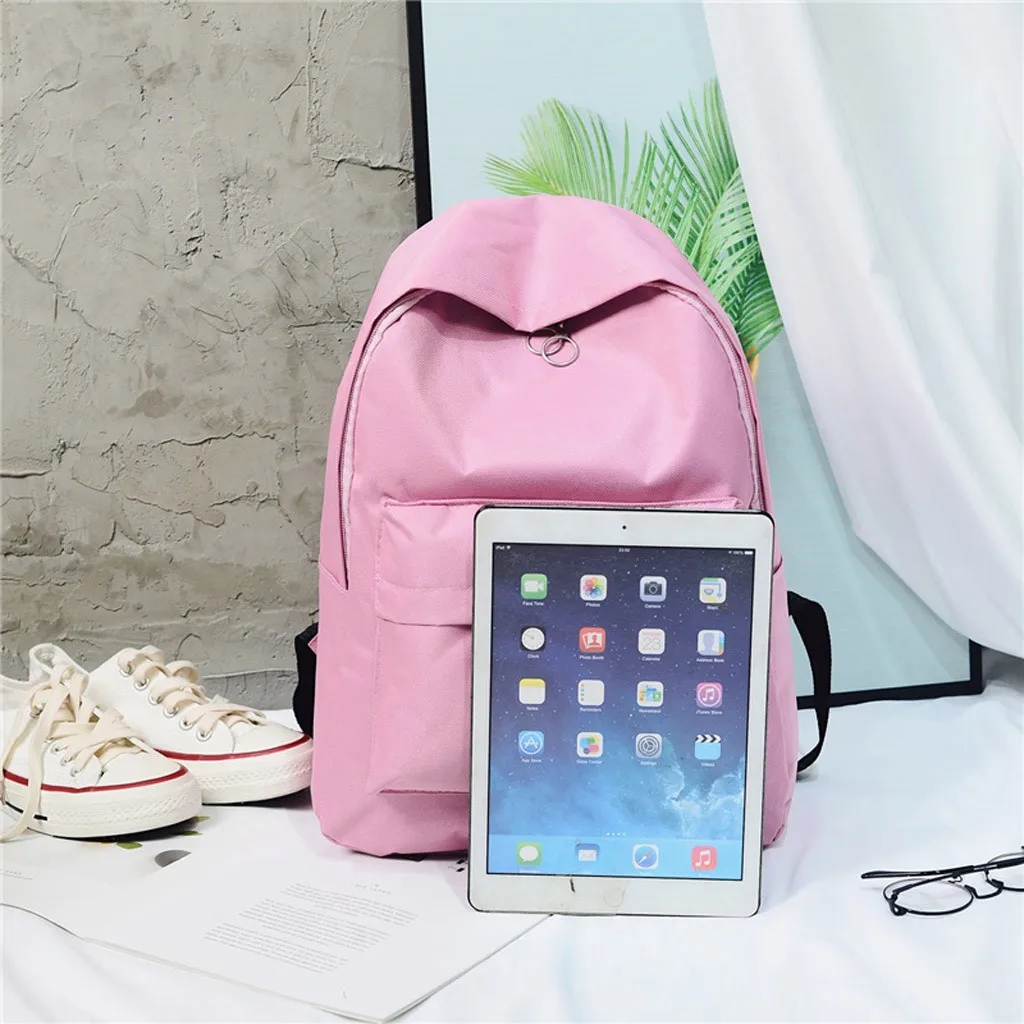 Aelicy 3 шт./компл. и буквенным принтом Mochila нейлоновый рюкзак туристические рюкзаки Водонепроницаемый рюкзаки для девочек-подростков, школьный рюкзак