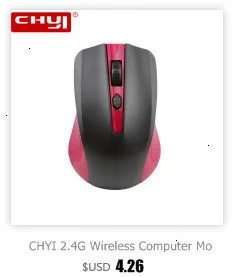 CHYI Беспроводной Тихая мышь игровая Мышь Железный человек эргономичный дизайн 2,4 ГГц компьютерная мышь 800/1200/1600 Точек на дюйм Оптическая мышь с светодиодный светильник