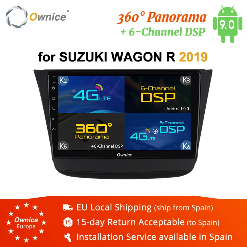 Ownice Android 9 0 Восьмиядерный GPS навигатор Автомагнитола для Suzuki Wagon R 2019 k3 k5 k6