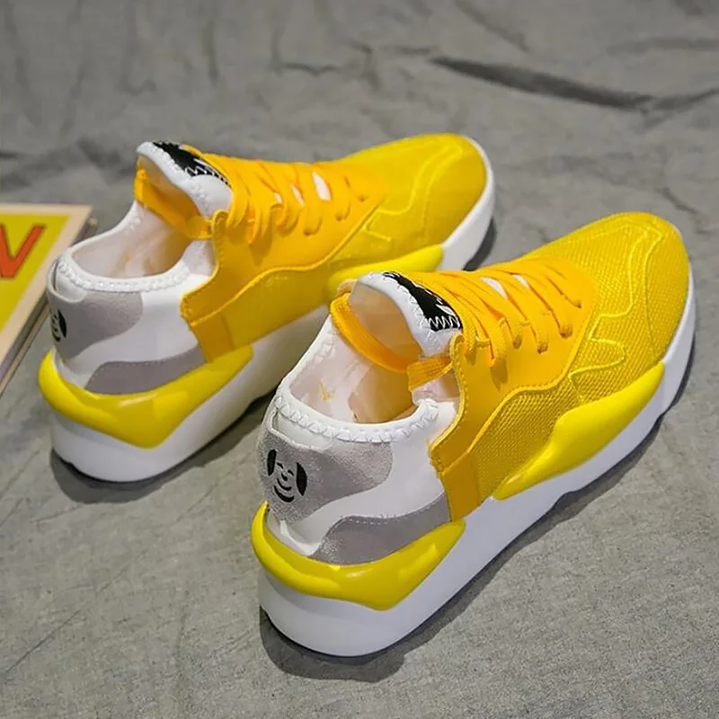 

New Women's Sneakers Wedges 2020 Spring Running Shoes for Girls Mesh Comfortable Casual Platform Shoes Women Trainers Brand