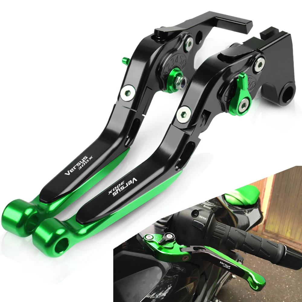 Мотоцикла тормозной рычаг сцепления Выдвижная Регулируемая рукоятки руля для