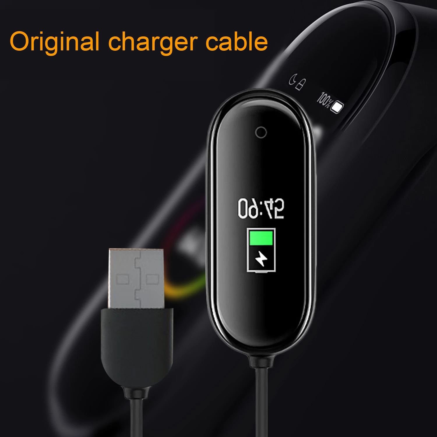 

Gosear Replacement Magnetic Suction USB Charging Charger Cable Cord for Xiaomi Mi Band 4 Band4 Mi4 Smart Bracelet Accessories