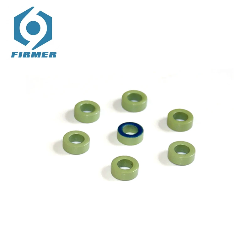 

Ferrite Cores 50PCS 12.7*7.7*4.83 mm Toroid Core Ferrite Chokes Ring Iron Powder Inductor Ferrite Rings Light Green Blue