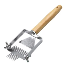 Расческа Двойная игла практичный скребок прочная Лопата эргономичная ручка медовая вилка из нержавеющей стали регулируемый пчелиный улей откупорка