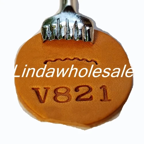 Японская печать симвоов инструменты V821/V462/V715/707/745, кожаный инструмент, клеймо - Цвет: V821