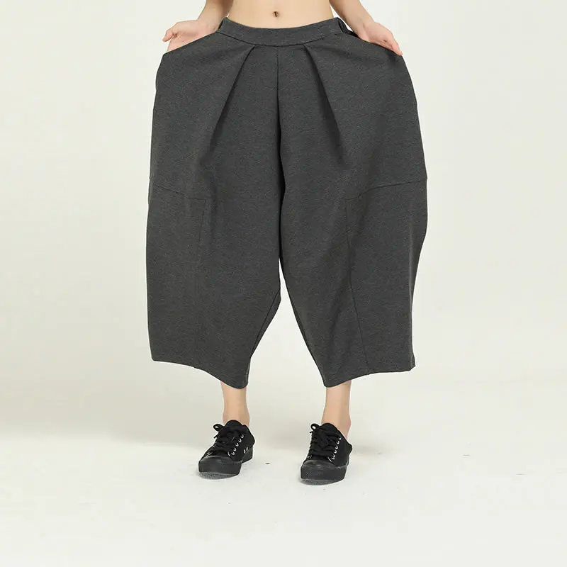XITAO, черные, маленькие, свежие, длина по щиколотку, модные, новинка, зимние, элегантные, Goddess Fan, плиссированные, повседневные, шаровары, DMY1823