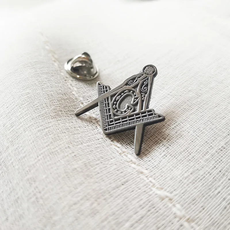 Square & Compass Micro Lapel Pin 