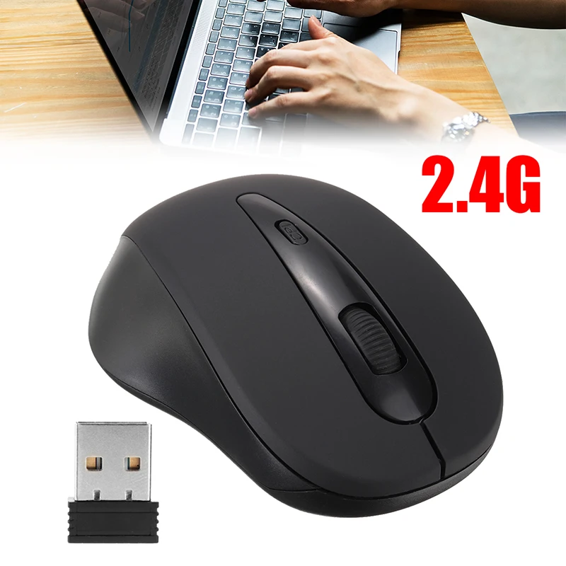 2.4GHz Wireless Cordless Mouse Optical Scroll for PC Laptop Computer Windows USB