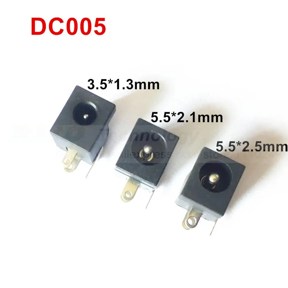 10 шт./лот DC адаптер питания dc jack Разъем DC005 5 5X2 2 1 мм 005 DC002 3 5X1 Бесплатная доставка|dc