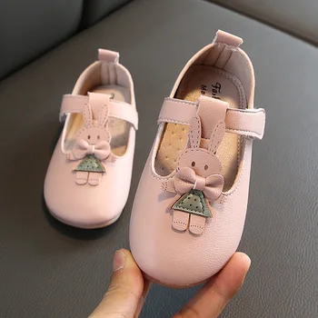 

Girl Princess Shoe 2019 Autumn Single Children Soft Bottom Cartoon Leather Shoes Kids Baby Study Walking