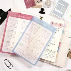 Étiquette autocollante Kawaii pour planificateur Agenda journal, calendrier, Agenda quotidien, fournitures de bureau, 2022 