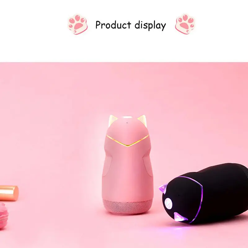Мини Kitty Grind Arenaceous Feel Bluetooth динамик беспроводной портативный динамик светодиодная звуковая система 3D стерео музыка объемная поддержка B
