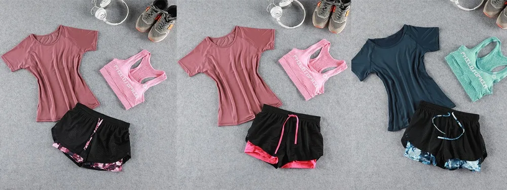Fitness Women Yoga Set Mesh Patchwork Ensemble Sportswear Gym Wear Running Clothes Padded Sport Suit Tracksuit Top Legging,ZF251