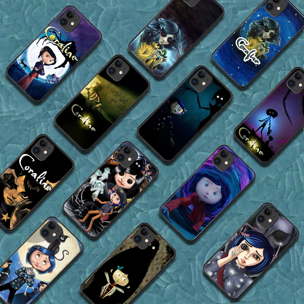 Коралина секретная дверь чехол для телефона Iphone 5 5S SE 2020 6 6S 7 8 плюс размер 11 12 X XS XR