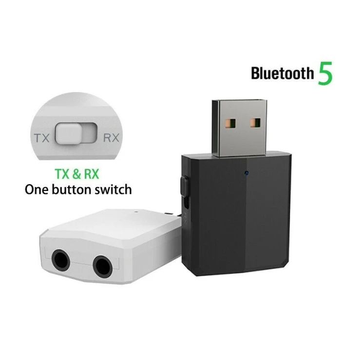 USB Bluetooth адаптер 5,0 музыкальный аудио приемник передатчик беспроводной для домашнего офиса LHB99