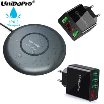 

IPX5 Waterproof 10W Fast Wireless Charger Pad for Google Pixel 5 4 3 XL Quick Chargeur + EU Plug w LED Display AC Charger