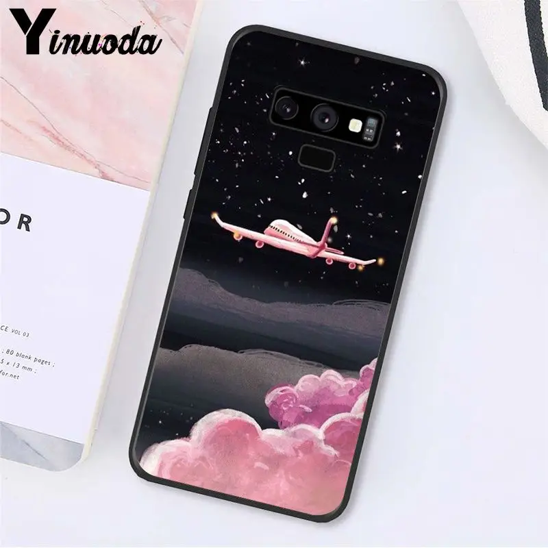 Love Travel world Pink paper plane aircraft