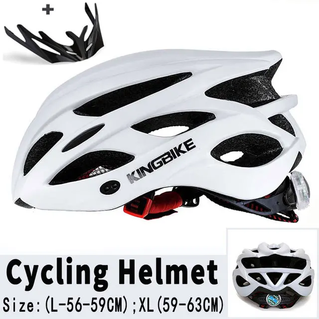 KINGBIKE для мужчин и женщин велосипедный шлем MTB дорожный велосипед шлем Capacete EPS+ PC 24 вентиляционных отверстия интегрально-литой велосипедный шлем - Цвет: Оранжевый