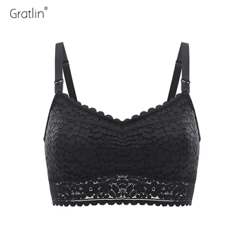 

Women's Sexy Lace Maternity Nursing Bra Pregnant Wireless Bralette For Breastfeeding