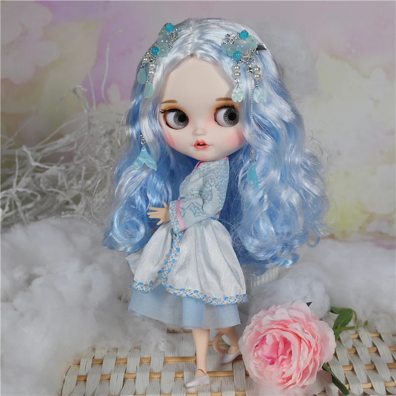 ICY factory шарнирная кукла blyth игрушка на заказ кукла с одеждой обувь головной убор белая кожа суставы тела costomized лицо - Цвет: Molly