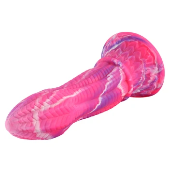 Drop Shipping Tentacle Silicone Dildo 26CM Flexible Snake Dildo with Strong Suction Cup Adult Sex Toy for Women Rose Penis 3