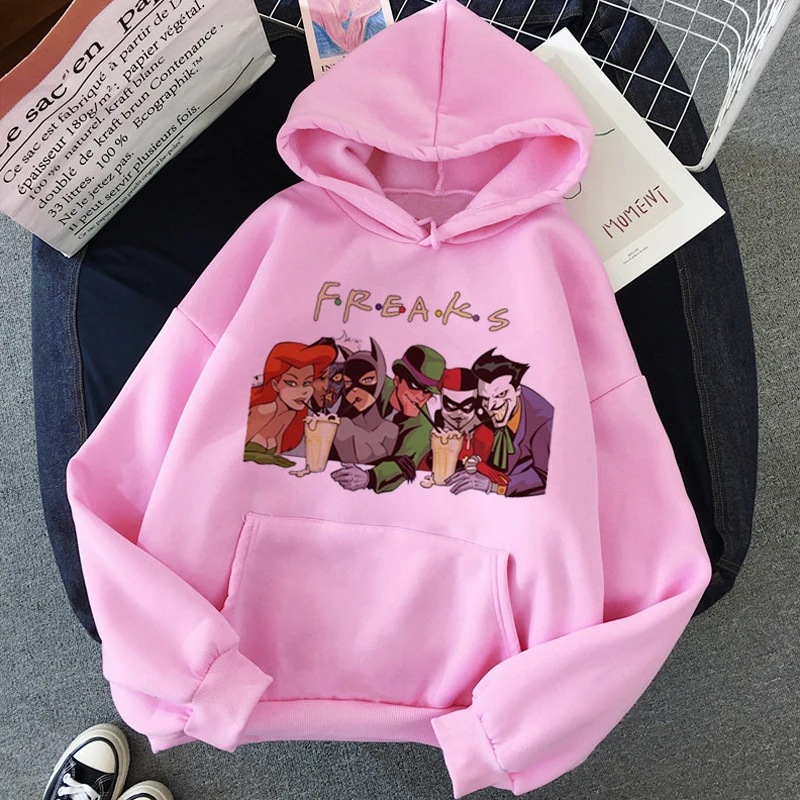 Новые друзья ТВ шоу веселое Harajuku мультфильм толстовки для женщин Ullzang Винтаж 90s хип хоп Толстовка Графический уличные толстовки женские