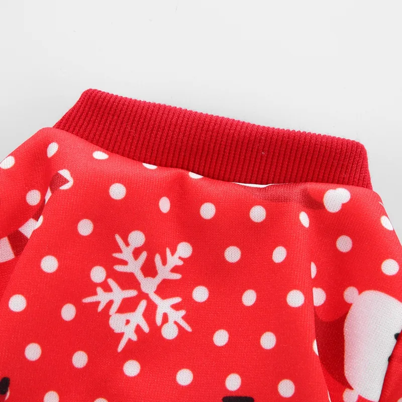 Зимняя одежда для собак, теплый рождественский костюм для щенков, лося, снеговика, комбинезон, куртка, пальто для маленьких и средних собак