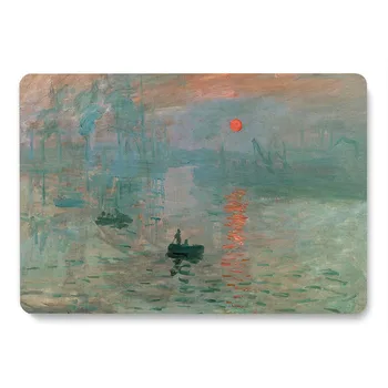 

Claude Monet Impression Sunrise Pattern Laptop Case For Apple MacBook Retina Air 11 12 13.3 New Pro 15.4 16 inch Cover shell