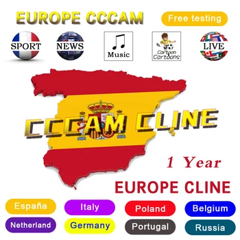 

Oscam cline Cccam cline for 1 year Europe CCCAM Spain Portugal Poland Stable Server HD for DVB-S2 Satellite Receiver Receptor