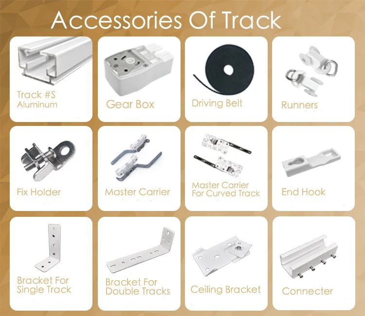 curtain track accesories