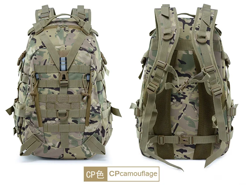 CP 25L открытый Камуфляжный военный тактический рюкзак 900D высокой плотности Оксфорд водонепроницаемые дорожные сумки для альпинизма кемпинга Молл рюкзак - Цвет: CP
