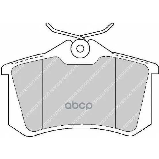 Колодки Тормозные Audi 96-/Citroen 99-/Renault 98-/Peugeot 00-/Vw 95- Задние Ferodo Fdb1788 Ferodo арт. FDB1788